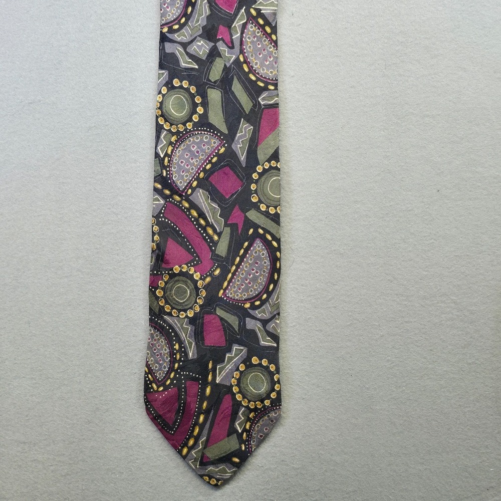 Paolo Designed by Paolo‎ Gucci Men's 100% Silk Geometric Neck Tie Size 3.5x58